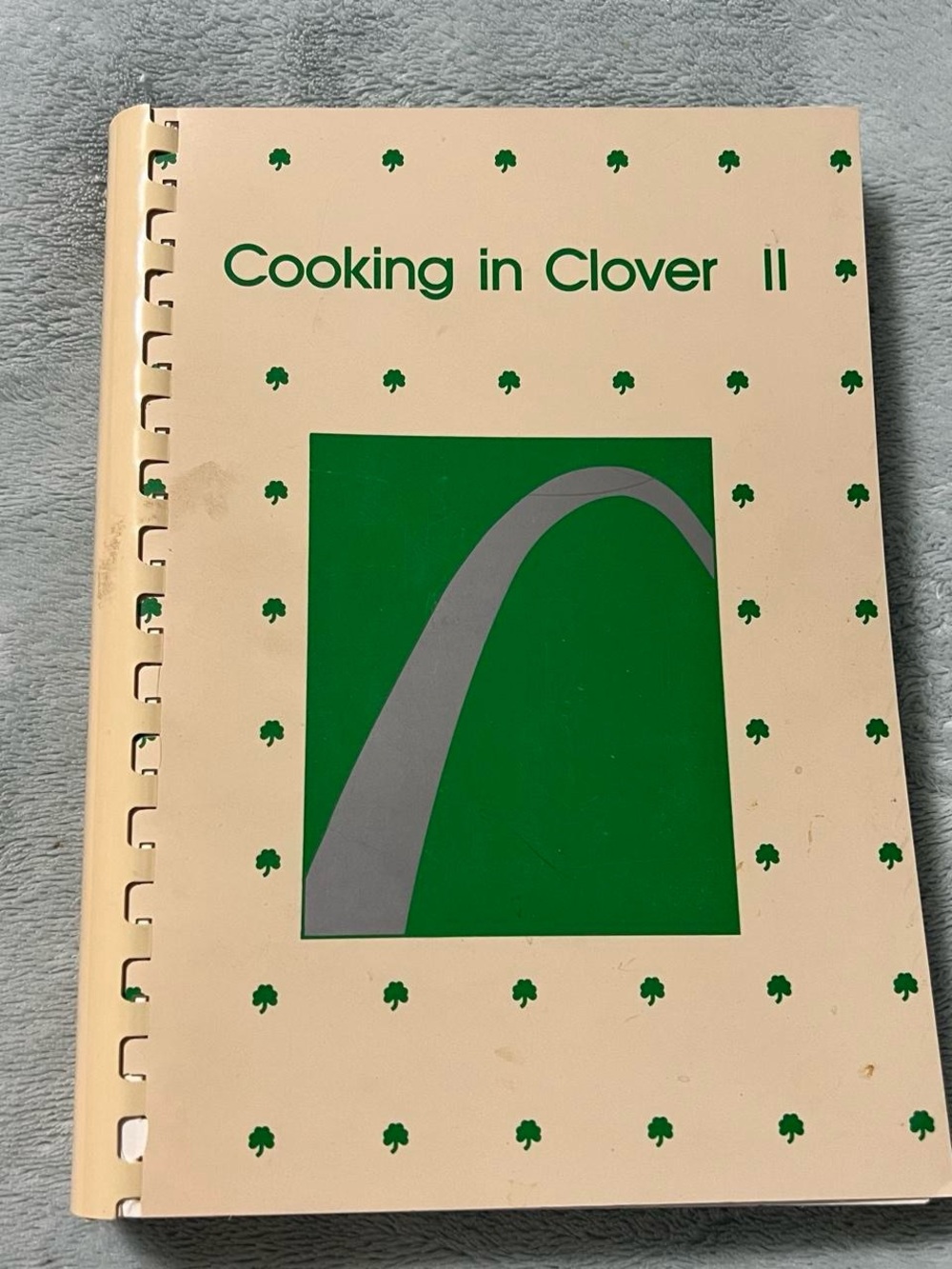 Cooking in Clover II Cookbook - Cream and Green